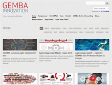 Tablet Screenshot of gemba.dk