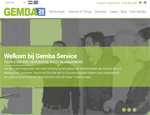 Tablet Screenshot of gemba.nl